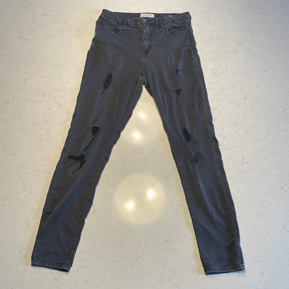 Pacsun black power stretch push up jeggings (Womens size 28 L)- good condition